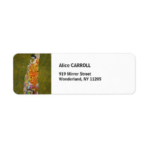 Gustav Klimt - Hope II Label