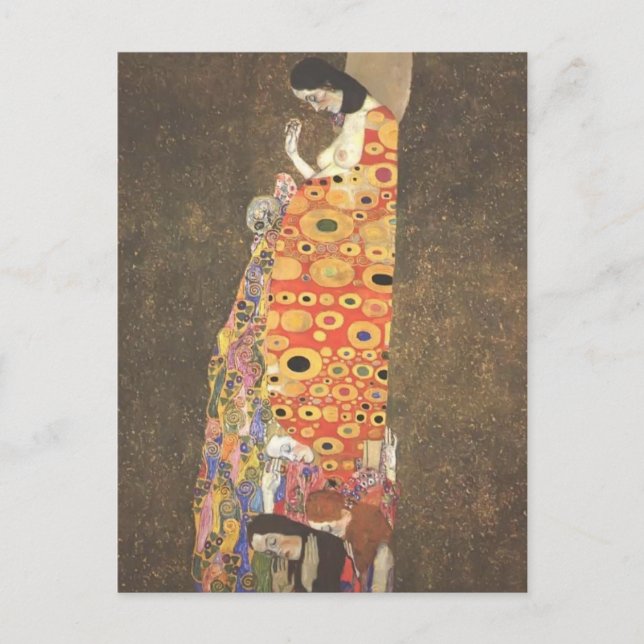 Gustav Klimt- Hope II Postcard (Front)