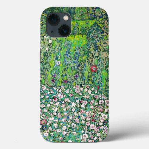 Gustav Klimt _ Horticultural Landscape and Hilltop iPhone 13 Case