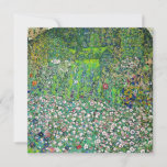 Gustav Klimt - Horticultural Landscape and Hilltop Invitation<br><div class="desc">Horticultural Landscape with a Hilltop - Gustav Klimt,  Oil on Canvas,  1916</div>