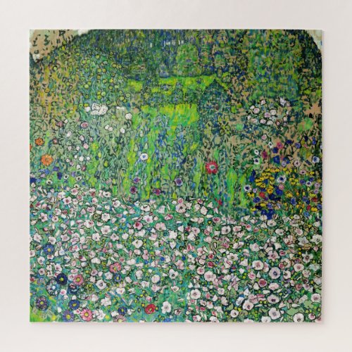 Gustav Klimt _ Horticultural Landscape and Hilltop Jigsaw Puzzle