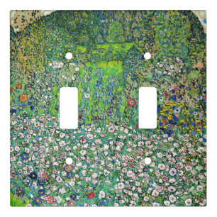 Gustav Klimt - Horticultural Landscape and Hilltop Light Switch Cover