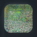 Gustav Klimt - Horticultural Landscape and Hilltop Paper Plates<br><div class="desc">Horticultural Landscape with a Hilltop - Gustav Klimt,  Oil on Canvas,  1916</div>