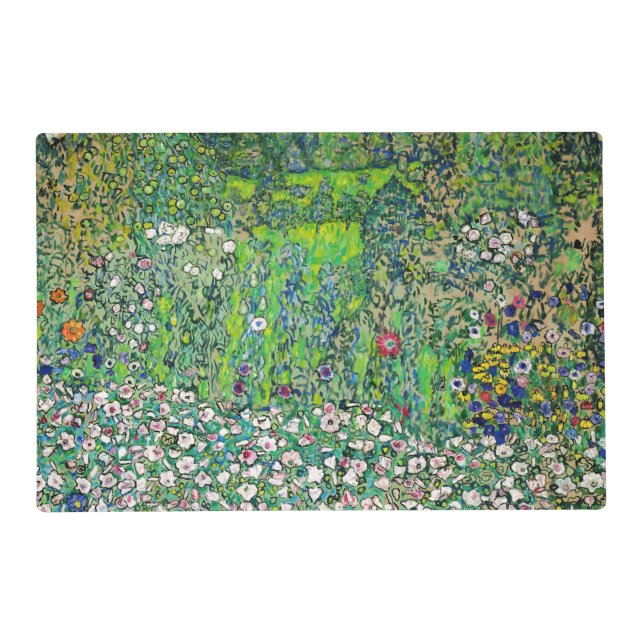 Gustav Klimt - Horticultural Landscape and Hilltop Placemat (Front)