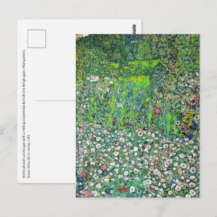 Gustav Klimt - Horticultural Landscape and Hilltop Postcard