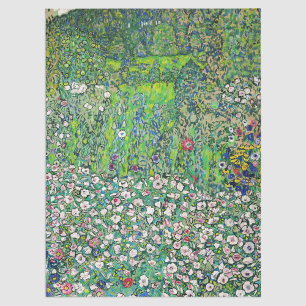 Gustav Klimt - Horticultural Landscape and Hilltop Tissue Paper