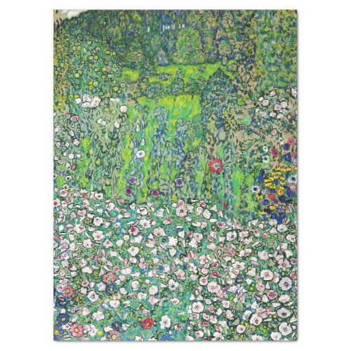 Gustav Klimt _ Horticultural Landscape and Hilltop Tissue Paper