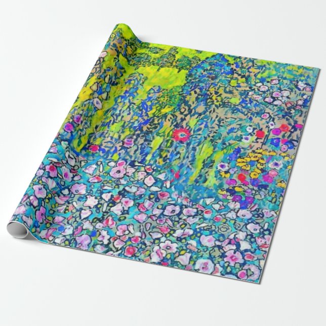 Gustav Klimt - Horticultural Landscape With Hillto Wrapping Paper (Unrolled)