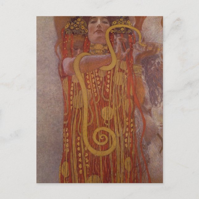 Gustav Klimt - Hygeia Painting Postcard (Front)