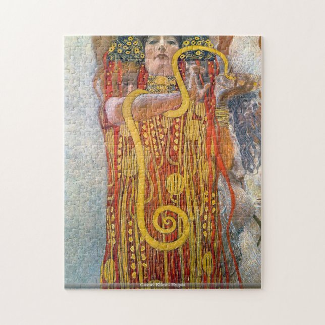 Gustav Klimt - Hygeia puzzle (Vertical)