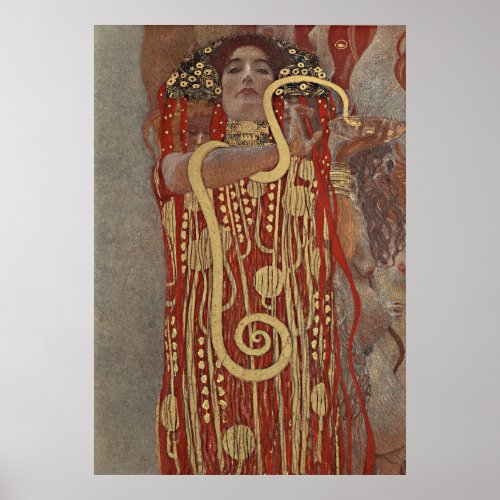 Gustav Klimt _ Hygieia Poster