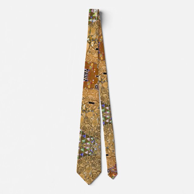Gustav Klimt Inspired Art - Tree I Neck Tie (Front)