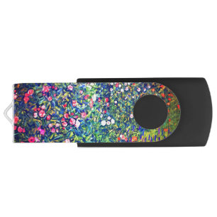 Gustav Klimt Italian Garden Flash Drive