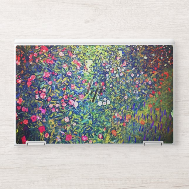 Gustav Klimt Italian Garden HP Laptop Skin (Front)