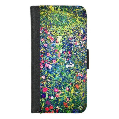 Gustav Klimt Italian Garden iPhone 87 Wallet Case