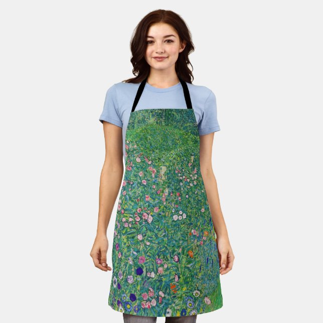 Gustav Klimt - Italian Garden Landscape Apron (Worn)