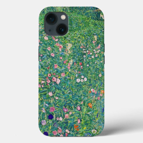 Gustav Klimt _ Italian Garden Landscape iPhone 13 Case