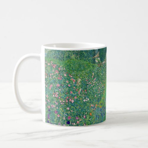 Gustav Klimt _ Italian Garden Landscape Coffee Mug