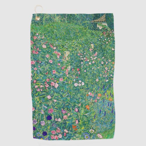 Gustav Klimt _ Italian Garden Landscape Golf Towel