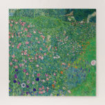 Gustav Klimt - Italian Garden Landscape Jigsaw Puzzle<br><div class="desc">Italian Garden Landscape / Italian Horticultural Landscape - Gustav Klimt,  Oil on Canvas,  1913</div>