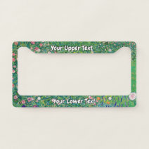 Gustav Klimt - The Tree of Life, Stoclet Frieze License Plate Frame