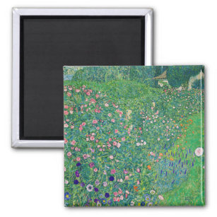 Gustav Klimt - Italian Garden Landscape Magnet