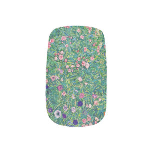 Gustav Klimt - Italian Garden Landscape Minx Nail Art
