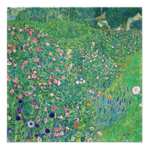 Gustav Klimt - Italian Garden Landscape Photo Print