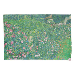 Gustav Klimt - Italian Garden Landscape Pillow Case