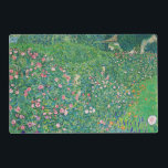 Gustav Klimt - Italian Garden Landscape Placemat<br><div class="desc">Italian Garden Landscape / Italian Horticultural Landscape - Gustav Klimt,  Oil on Canvas,  1913</div>