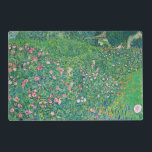 Gustav Klimt - Italian Garden Landscape Placemat<br><div class="desc">Italian Garden Landscape / Italian Horticultural Landscape - Gustav Klimt,  Oil on Canvas,  1913</div>