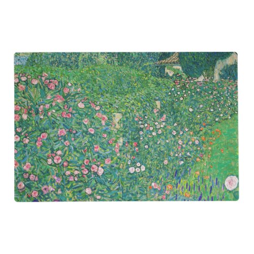 Gustav Klimt _ Italian Garden Landscape Placemat