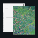 Gustav Klimt - Italian Garden Landscape Postcard<br><div class="desc">Italian Garden Landscape / Italian Horticultural Landscape - Gustav Klimt,  Oil on Canvas,  1913</div>