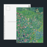 Gustav Klimt - Italian Garden Landscape Postcard<br><div class="desc">Italian Garden Landscape / Italian Horticultural Landscape - Gustav Klimt,  Oil on Canvas,  1913</div>
