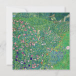 Gustav Klimt - Italian Garden Landscape Thank You Card<br><div class="desc">Italian Garden Landscape / Italian Horticultural Landscape - Gustav Klimt,  Oil on Canvas,  1913</div>