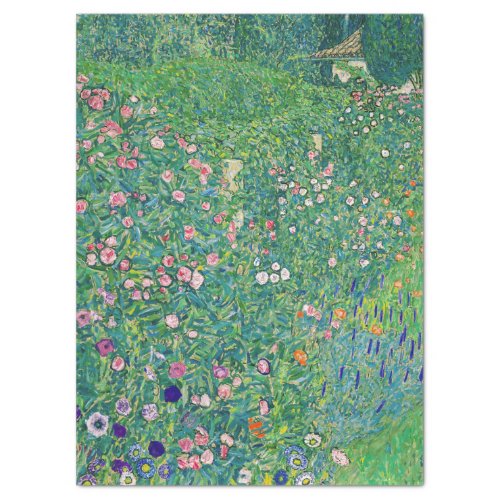 Gustav Klimt _ Italian Garden Landscape Tissue Paper