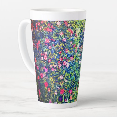 Gustav Klimt Italian Garden Latte Mug