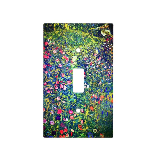 Gustav Klimt Italian Garden Light Switch Cover (Front)