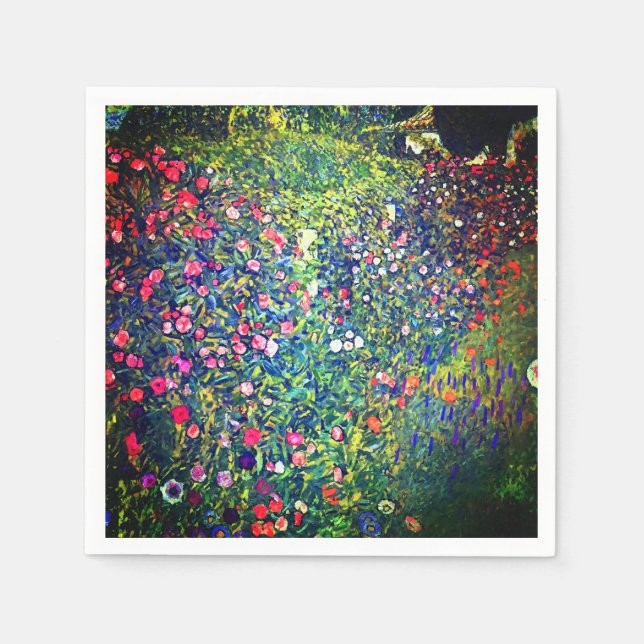 Gustav Klimt Italian Garden Napkins (Front)