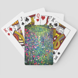 Gustav Klimt Italian Garden Poker Cards