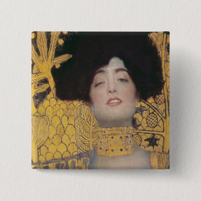 Gustav Klimt | Judith Pinback Button (Front)