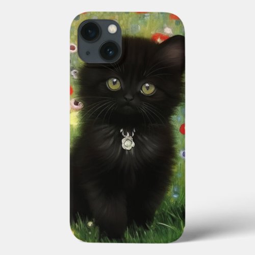 Gustav Klimt Kitten iPhone 13 Case