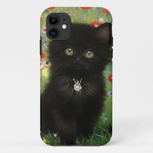 Gustav Klimt Kitten iPhone 11 Case