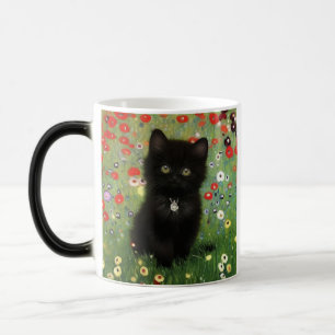 Gustav Klimt Kitten Color Morph Mug