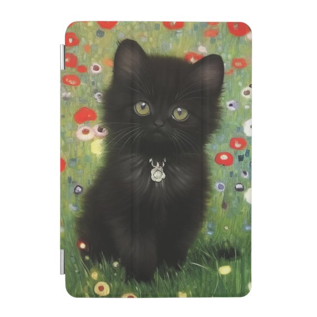 Gustav Klimt Kitten iPad Mini Cover (Front)