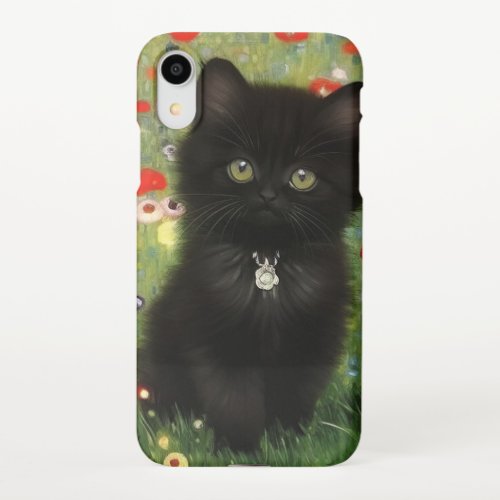 Gustav Klimt Kitten iPhone XR Case