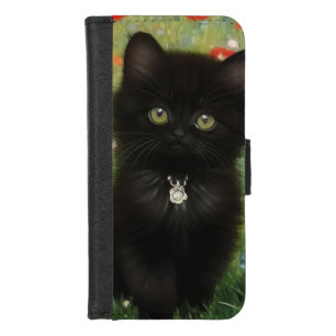 Gustav Klimt Kitten iPhone 8/7 Wallet Case