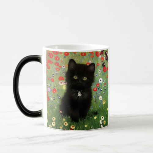 Gustav Klimt Kitten Magic Mug