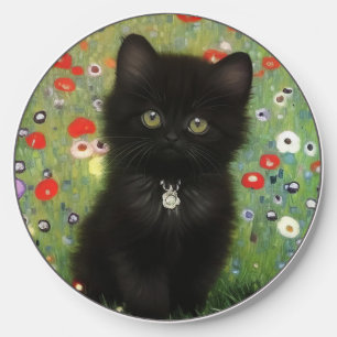 Gustav Klimt Kitten Wireless Charger
