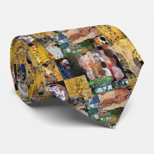 Gustav Klimt ,"Klimt's collage works Necktie